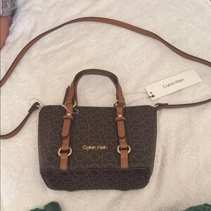 Calvin Klein Brown Crossbody Bag